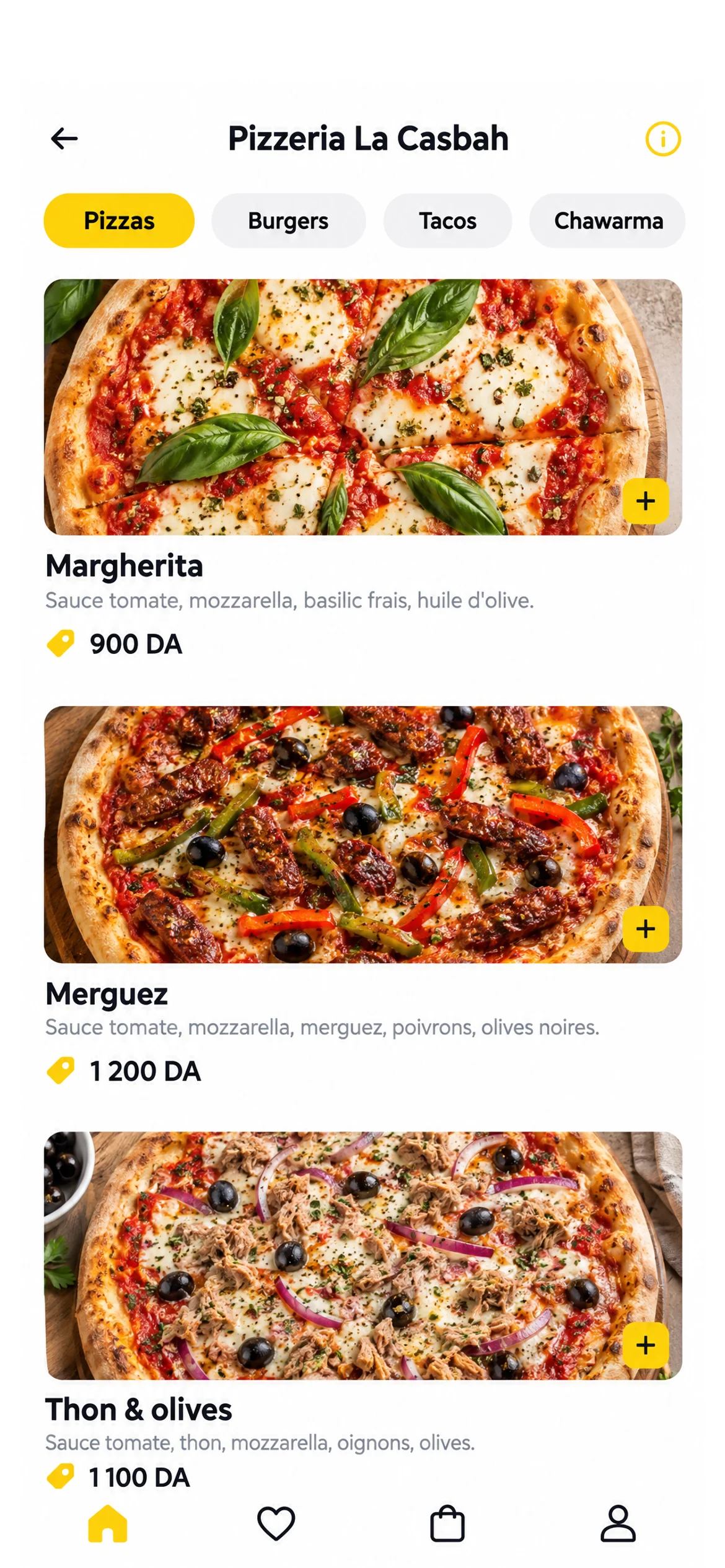 iTAXI Express — Restaurants
