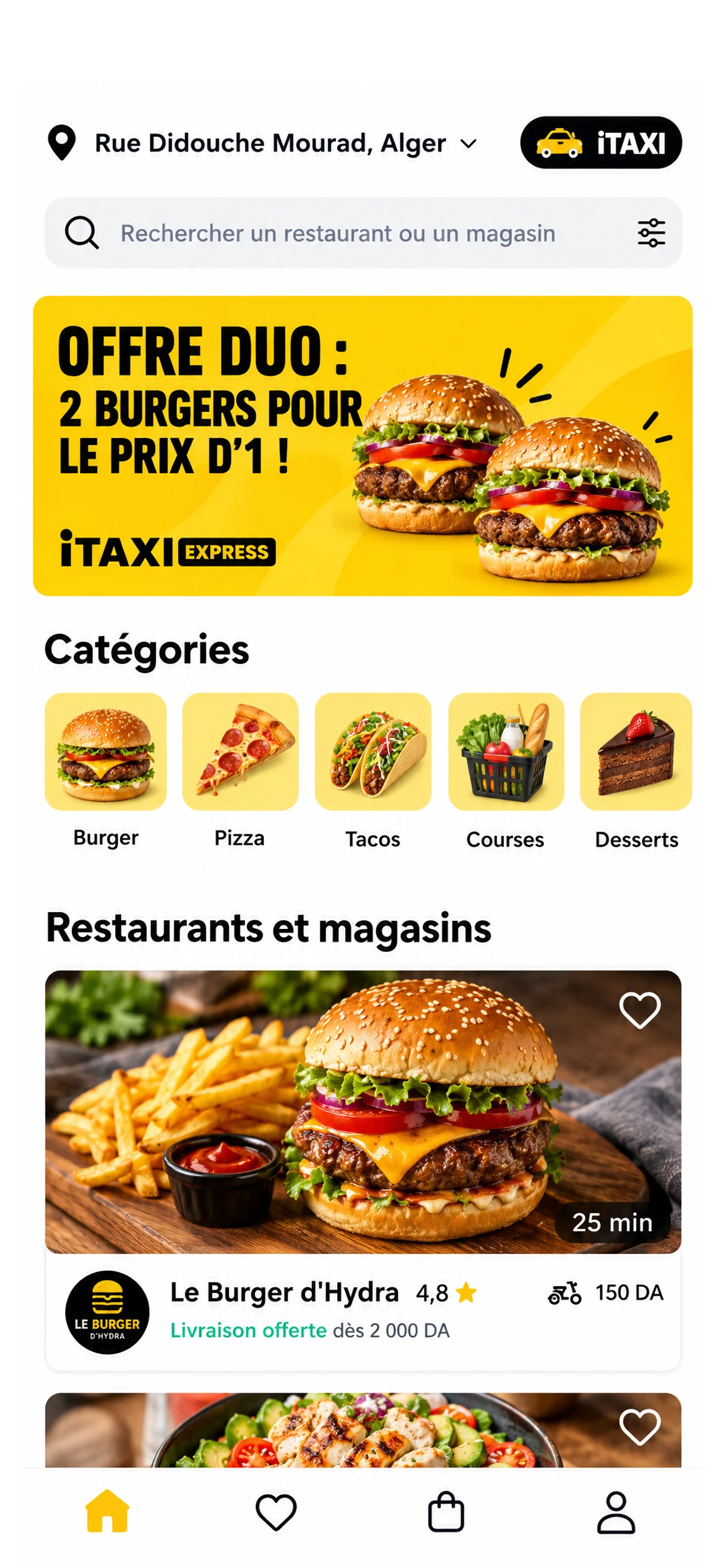 iTAXI Express — Accueil